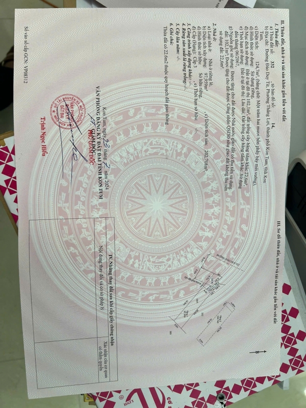 Bán nhà 175C Đào Duy Từ, P. Thắng Lợi, TP Kontum (Cũ)