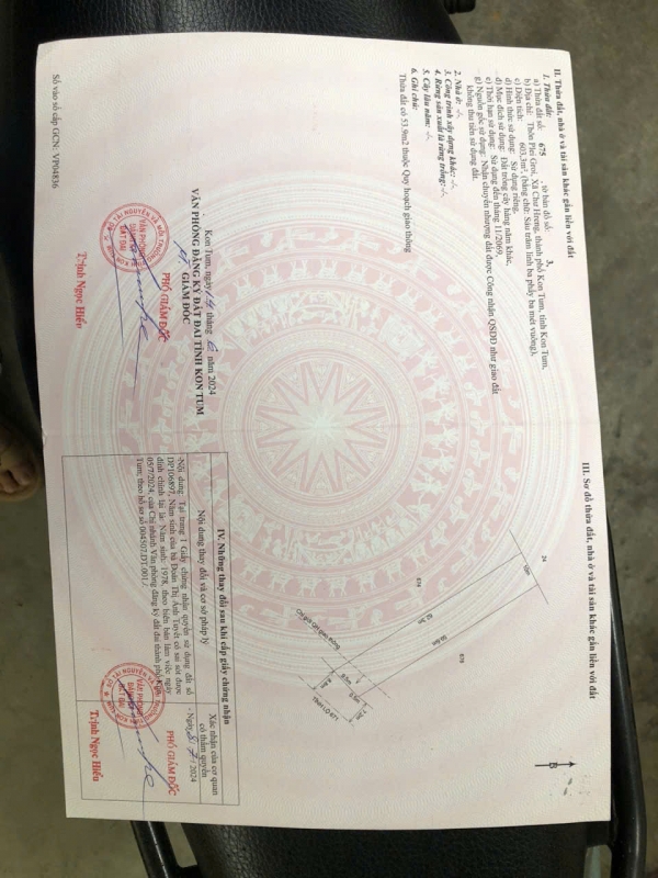 Bán đất đường Đặng Tiến Đông, Xã Chư Hreng, TP. Kon Tum