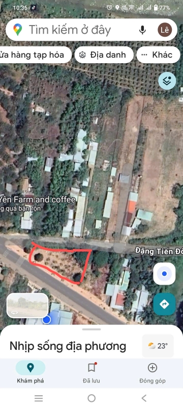 Bán đất thôn 5, xã Chư Hreng, Tp. Kon Tum